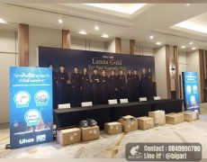 แบ็คดรอปรับติดตั้ง backdrop ร้านป้ายสันผีเสื้อ